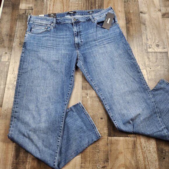 Mens Mavi Zach Straight Leg size 42x34 Mid Rise Blue Denim Jeans - Picture 3 of 11